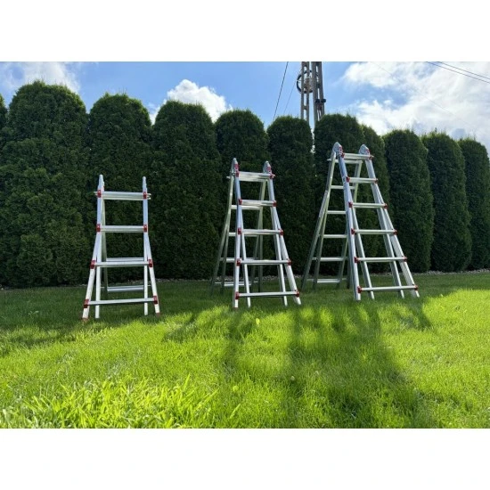 Hliníkový rebrík 4x5 multifunkčný M85606