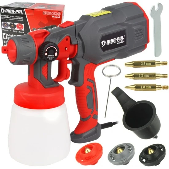 Elektrická striekacia pištoľ 550W 800ml M88299