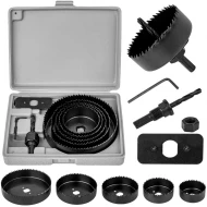 Vykružovacie vrtáky korunkové do dreva 51-102mm 8 dielna sada MF320008