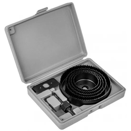 Vykružovacie vrtáky korunkové do dreva 51-102mm 8 dielna sada MF320008