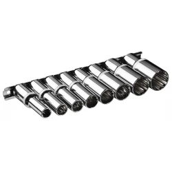 Sada nádstavcov spline 8ks 10-24mm predĺžených 1/2" 08-650