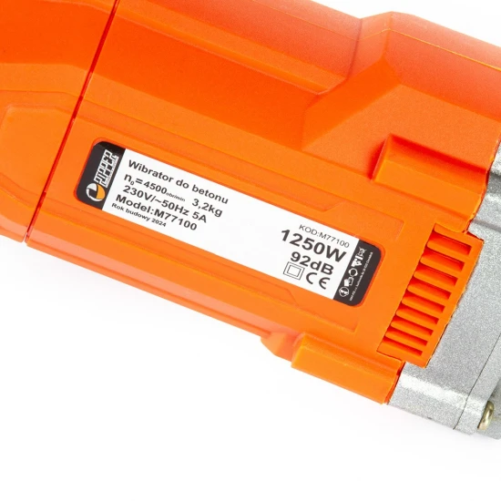 Ponorný vibrátor na betón motor 1250W M77100