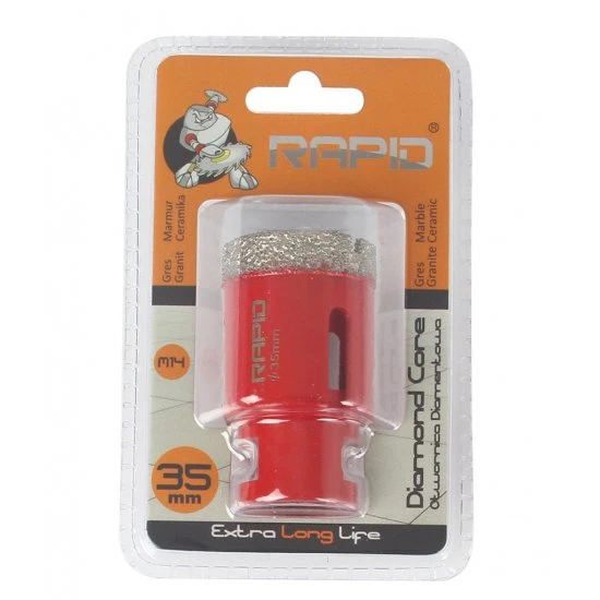 Diamantový vykružovák vrták M14 do dlažby priemer 35 mm M22766