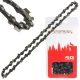 Reťaz na motorovú pílu 25cm 10" 40 článkov 3/8" 1.3 mm M86649