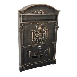 Poštová schránka antique bronze 410x255x090mm