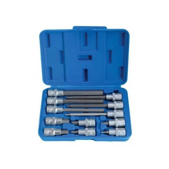 Zástrčné 1/2" hlavice imbus hex H4 - H12 sada 12ks S-SH1212L