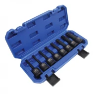 Sada kovaných 1/2" nádstavcov torx T30-T80 8 dielna S-1MTORX8