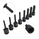 Sada kovaných 1/2" nádstavcov torx T30-T80 8 dielna S-1MTORX8