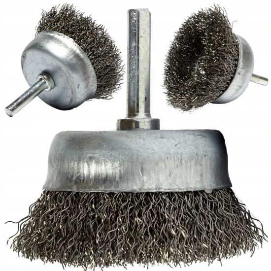 Hrncová drôtená kefa 25 x 6 mm čelná S-40SCB