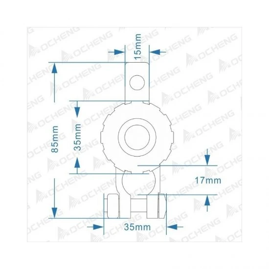 Odpojovač batérie 12V 500A S-BS125