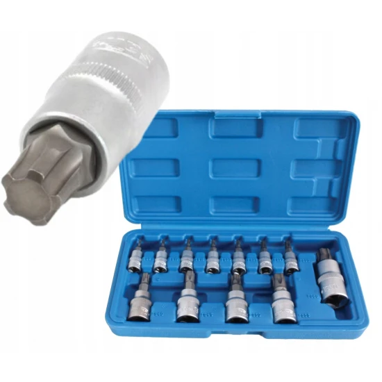 Nástrčné kľúče torx 5 hranný TS8-TS60 S-H125WT