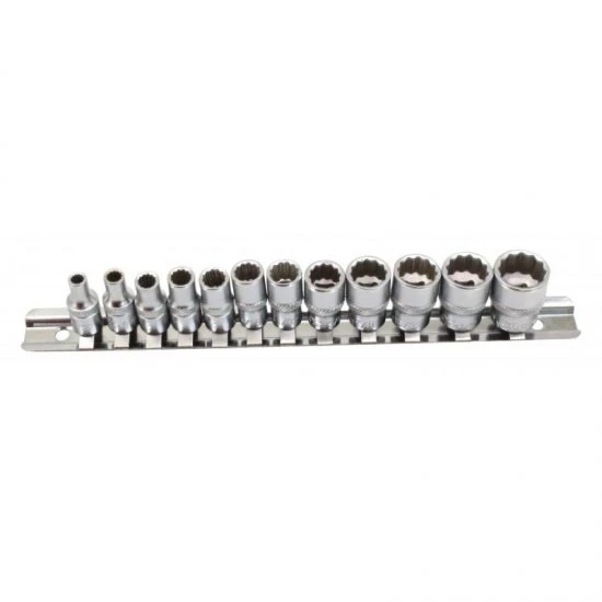 Nástrčné kľúče colové 12 hranné 1/4" S-90096
