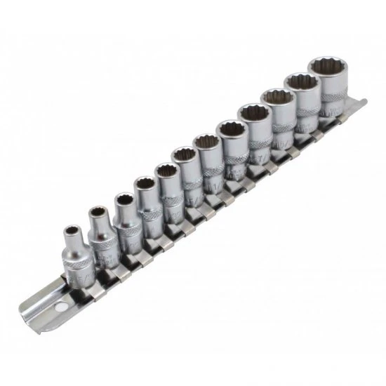 Nástrčné kľúče colové 12 hranné 1/4" S-90096