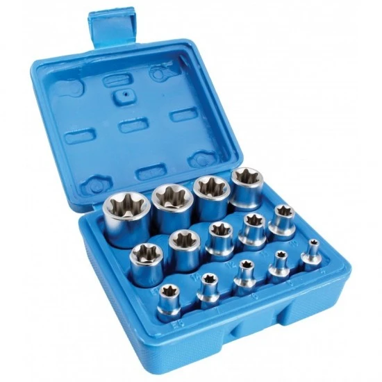 Nástrčné kľúče vnútorný torx E4-E24 14ks S-P14ES