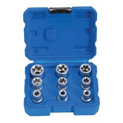 Nástrčné kľúče vnútorný torx E10-E24 9ks 1/2" S-SE912