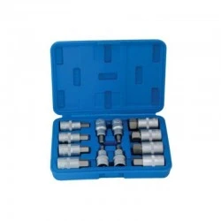 Zástrčné 1/2" hlavice imbus hex H5 - H22 sada 12ks S-90277