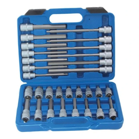 Zástrčné 1/2 hlavice imbus hex H5 - H19 sada 30ks S-SH3012