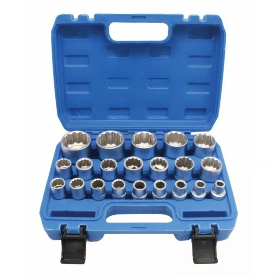 Nástrčné kľúče spline 21ks 8-36 mm 1/2" S-90195
