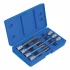 Zástrčné 3/8" hlavice torx 110mm T25-T60 sada 7ks S-SLS738