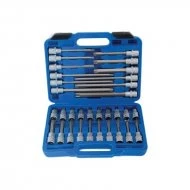 Zástrčné 1/2" hlavice torx T20-T70 sada 32ks S-ST3212