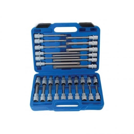 Zástrčné 1/2 hlavice torx T20-T70 sada 32ks S-ST3212