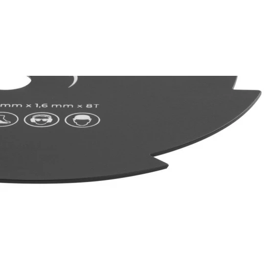 Žací nož na krovinorez 8 zubý 255x1.6mm 1130405