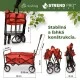 Skladací prepravný vozík 50 litrov 70 kg 2161602