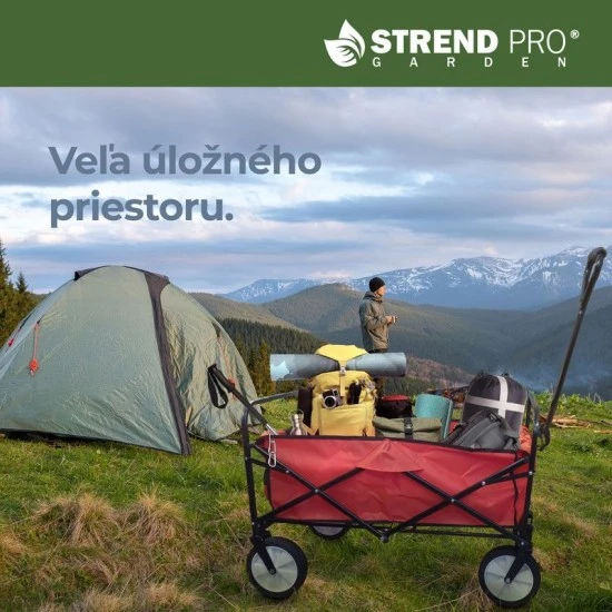 Skladací prepravný vozík 50 litrov 70 kg 2161602