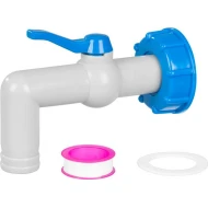 Ventil záhradný 1"- 90° 32 mm s redukciou na IBC nádrž 2561930