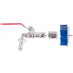 Redukcia na IBC kontajner 3/4" ventil 256929