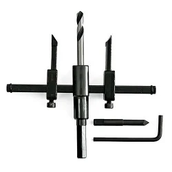 Vyrezávač otvorov nastaviteľný 30-120 mm 420934
