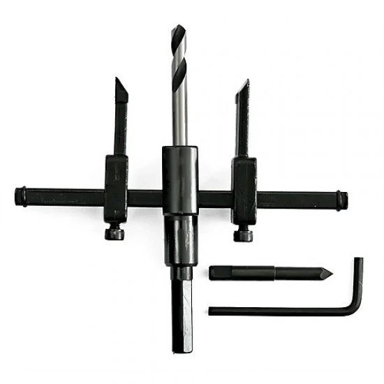 Vyrezávač otvorov nastaviteľný 30-120 mm 420934