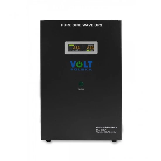 Záložný zdroj ku kotlu Volt 500W 800VA s akumulátorom 55Ah 3SR800WA55