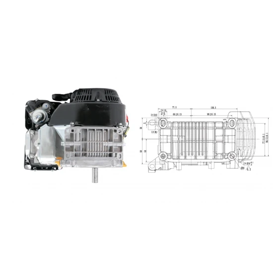 Benzínový motor GB200 196cm3 6.5HP 3600ot./min. hriadeľ 19mm 01-99019