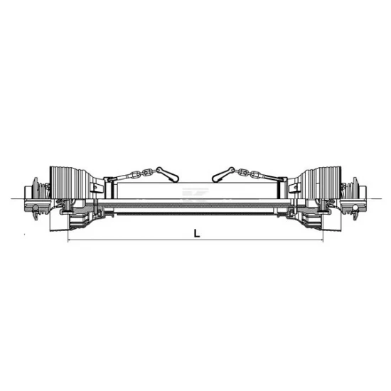 Kĺbový hriadeľ na kardaň traktora 560mm PTO10Y21T560GP