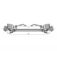 Kĺbový hriadeľ na kardaň traktora 560mm PTO10Y21T560GP