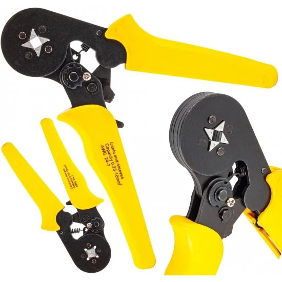 Kliešte krimpovacie na káblové koncovky 0.25 - 10 mm2 FT02510