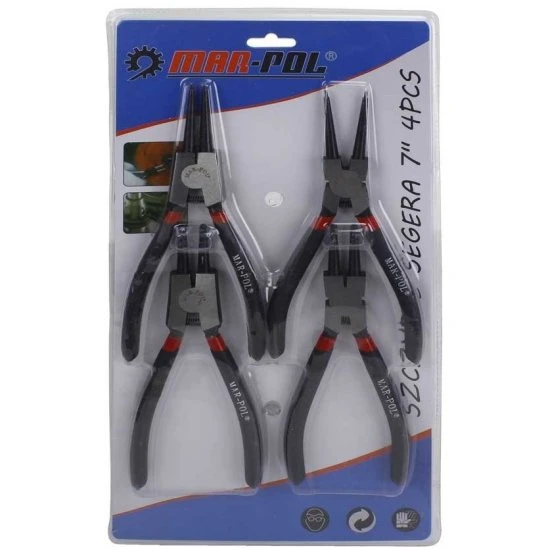 Ségerové kliešte 180mm 7 sada 4 kusy FT650639