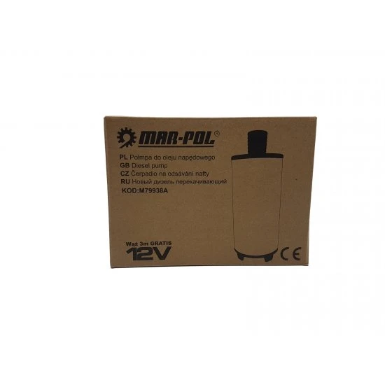 Ponorné čerpadlo 12V na naftu 38mm s 3m hadicou M79938A