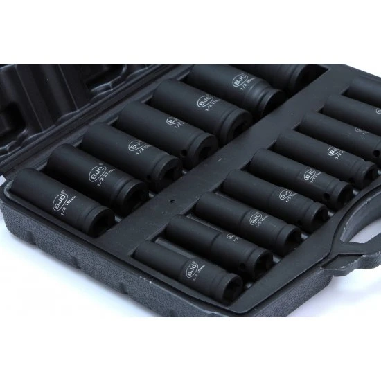 Kované nástrčné kľúče 1/2" 10-32mm 16ks M58274