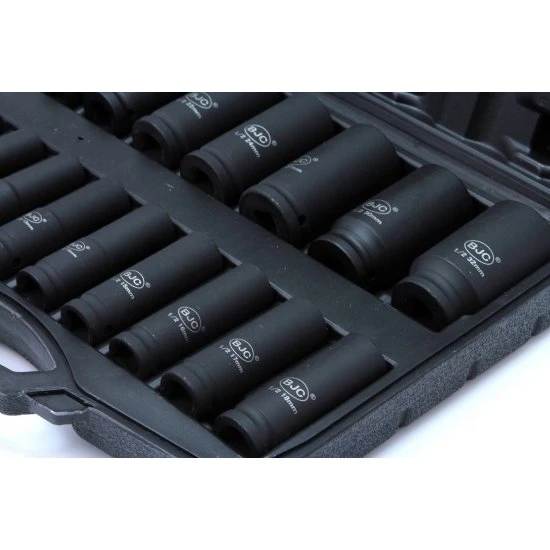 Kované nástrčné kľúče 1/2" 10-32mm 16ks M58274