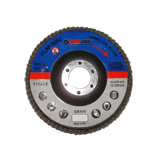 Lamelový brúsny kotúč korund 125mm P100 M07977