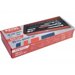 Sada nástrčných kľúčov 30 dielna 1/4" kovový kufor 8818361