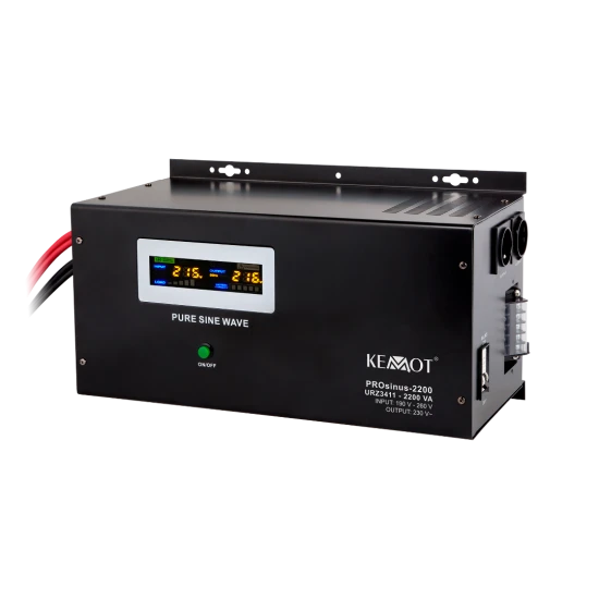 Záložný zdroj Kemot PROsinus 1600W 2200VA 12V/230V závesný URZ3411