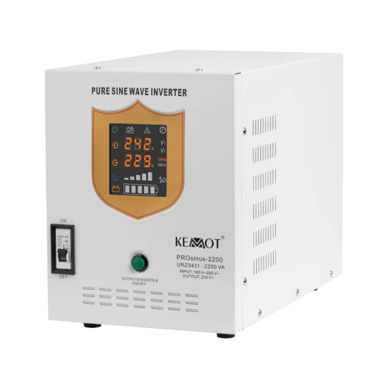 Záložný zdroj Kemot PROsinus 1600W 2200VA 12V/230V biely URZ3431