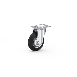 Koleso otočné 75mm s gumovou obručou 521 XD-V075 z